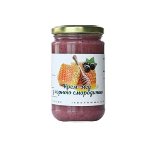 Крем-мед з чорною смородиною